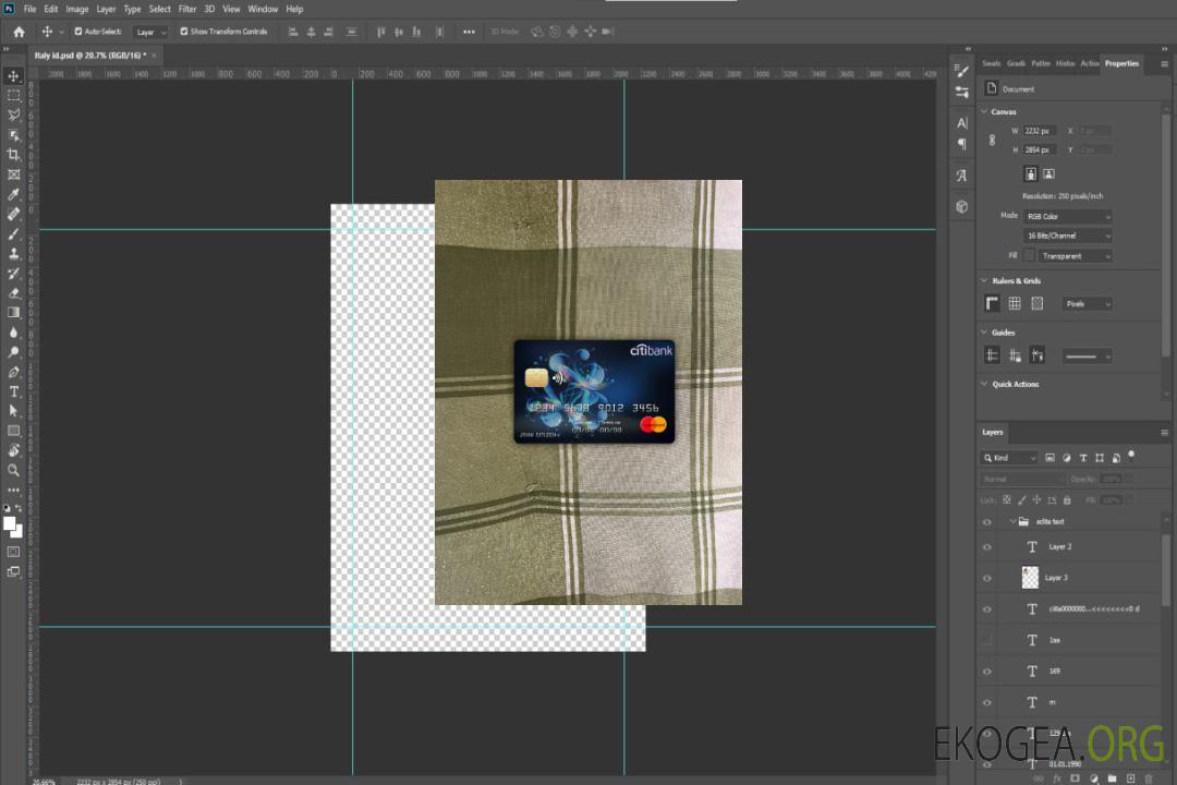 Côte d'Ivoire Citi bank mastercard photolook recto template Côte d'Ivoire Citi bank mastercard photolook recto template